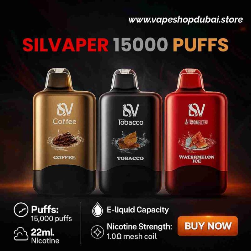 Silvaper-15000-Puffs-Disposable-Vape-IN-UAE