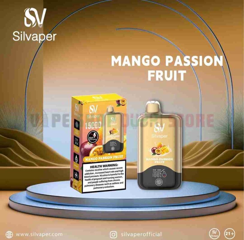 Silvaper-15000-Puffs-Disposable-Vape-Mango-Passion-Fruit