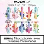TIKOBAR Lux 2500 Puffs 5% Nicotine Disposable Vape Buy in Dubai - Image 2