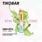 TIKOBAR-Lux-2500-Puffs-5-Nicotine-Disposable-Vape-Buy-in-Dubai-GREEN-APPLE