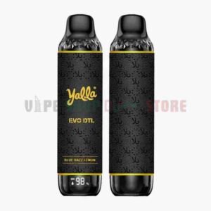 Yalla-Evo-DTL-0.3-Mg-12000-puffs-Disposable-Vape-in-Dubai-blue-razz-lemon