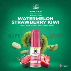 Bar Juice Refillable Liquid UK Brand 50mg Nicotine watermelon strawberry kiwi