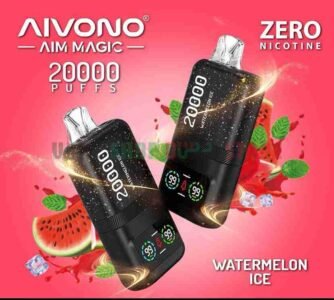 Aivomo-Aim-Magic-Zero-0-Nicotine-20000-Puffs-Disposable-Vape-in-Dubai-WATERMELON-ICE