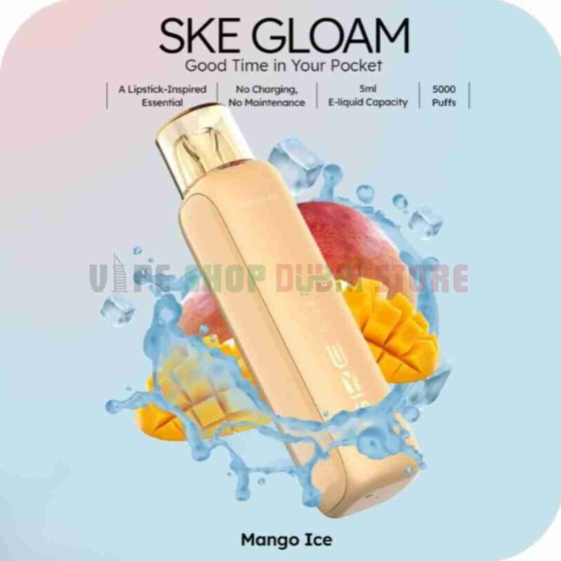 SKE-Gloam-5000-Puffs-Disposable-Vape-20mg-In-UAE-MANGO-ICE