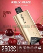 RELX-Peace-25k-Puffs-20MG-Disposable-Vape-In-Dubai-CHERRY-ICE