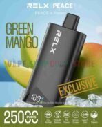 RELX-Peace-25k-Puffs-20MG-Disposable-Vape-In-Dubai-GREEN-MANGO