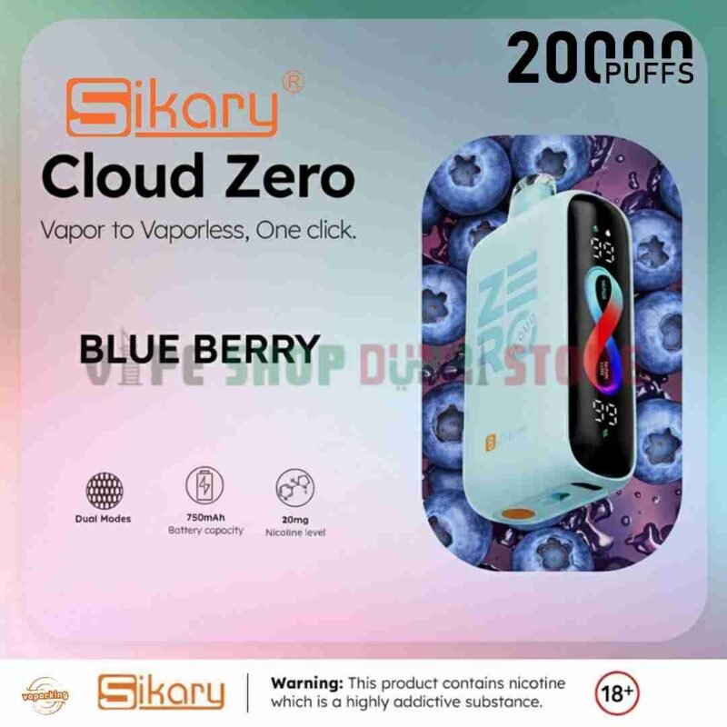Sikary-Cloud-Zero-20000-Puffs-Blue-Berry