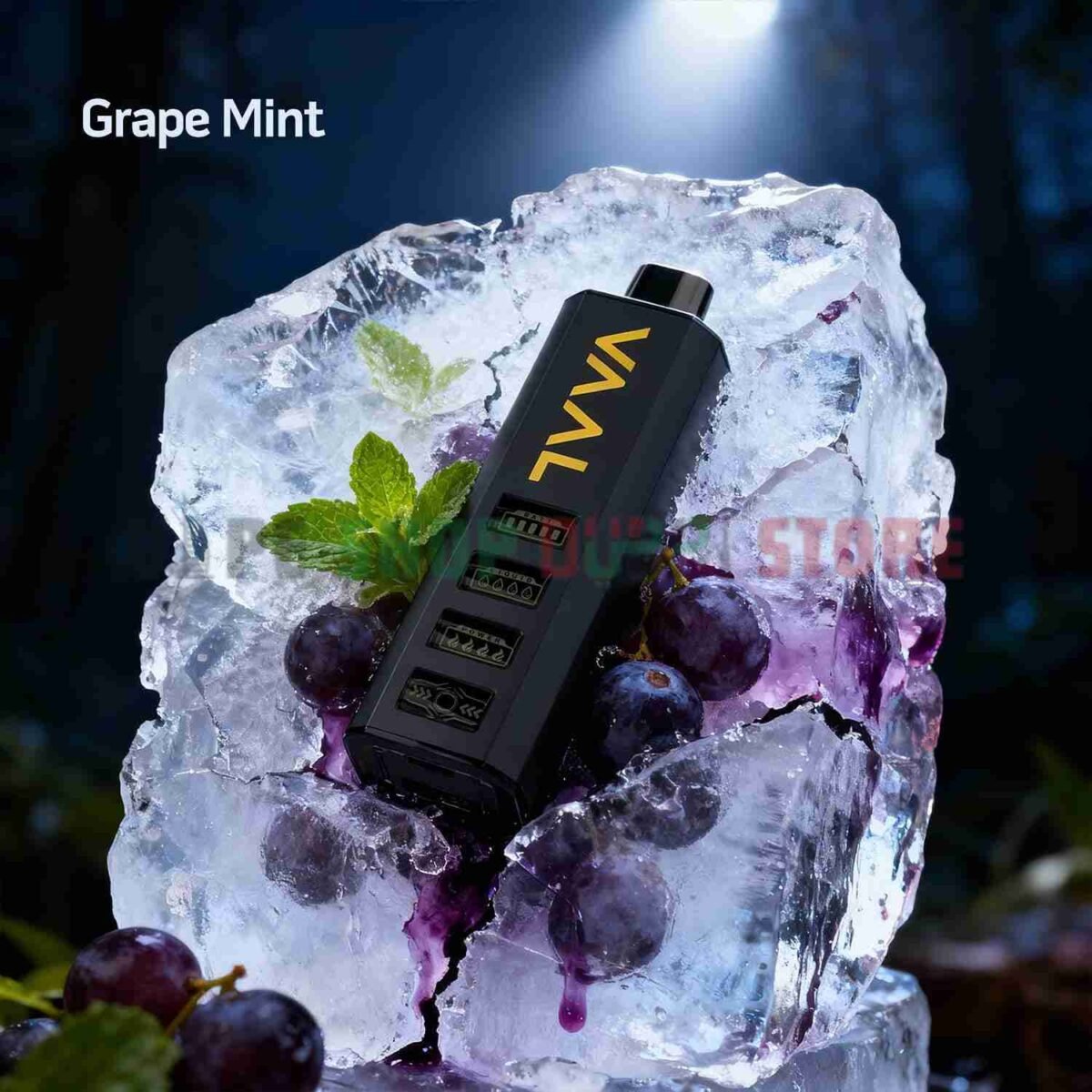 Vaal-Cyber-Shisha-DTL-50000-Puffs-5mg-Nicotine-In-Dubai-GRAPE-MINT