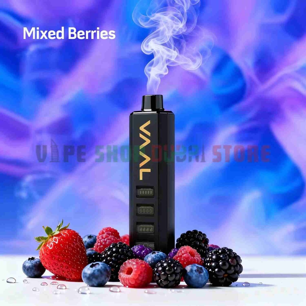 Vaal-Cyber-Shisha-DTL-50000-Puffs-5mg-Nicotine-In-Dubai-MIXED-BERRIES