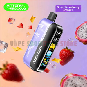 Artery-Ferocious-CL6-50000-Puffs-NIC-ICE-Edition-in-the-UAE-SOUR-STRAWBERRY-DRAGON