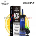 Crown-Bar-Al-fakher-E-hose-x-60000-Puffs-6mg-Nicotine-blue-razz-lemonade