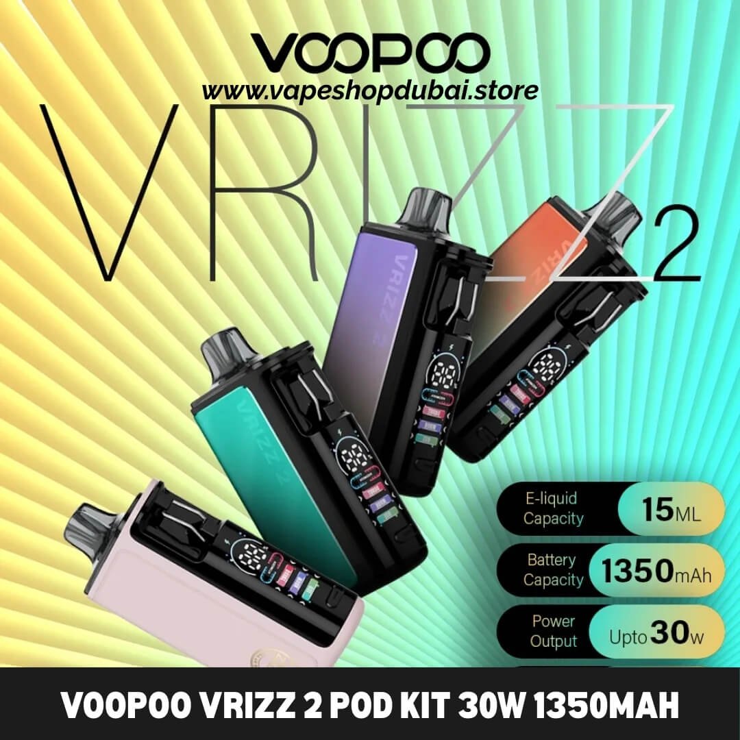 VOOPOO Vrizz 2 Pod Kit 30W 1350mAh 15ml In DUBAI, UAE VOOPOO-Vrizz-2-Pod-Kit-30W-1350mAh-15ml-In-DUBAI-UAE