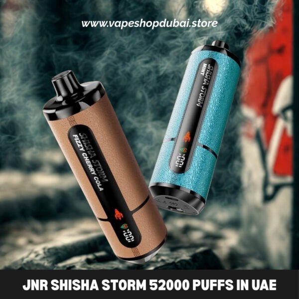 JNR Shisha Storm 52000 Puffs Disposable Vape 2mg DTL in the UAE (1)