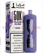 MAZAYA CLOUD AURA 50K Disposable Vape in Dubai grape