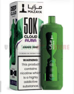 MAZAYA CLOUD AURA 50K Disposable Vape in Dubai grape mint