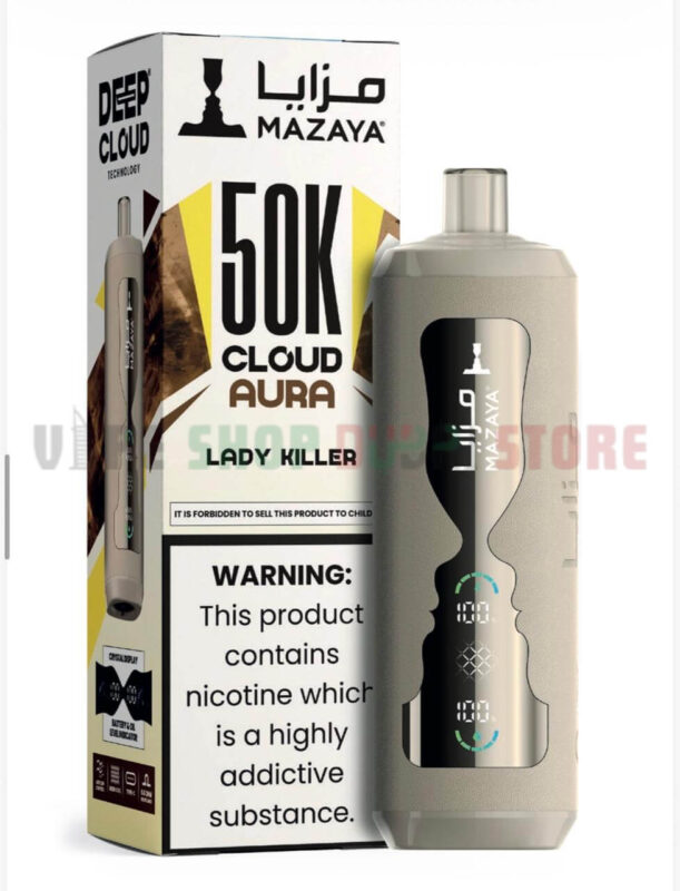 MAZAYA CLOUD AURA 50K Disposable Vape in Dubai lady killer