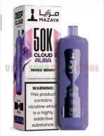 MAZAYA CLOUD AURA 50K Disposable Vape in Dubai mixed berry