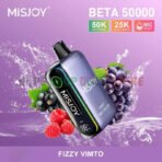 MISJOY Beta 50000 Puffs Disposable Vape 50mg in the UAE FIZZY VIMTO