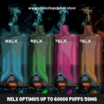 Relx Optimus up to 60000 puffs 50mg nicotine disposable vape in Dubai