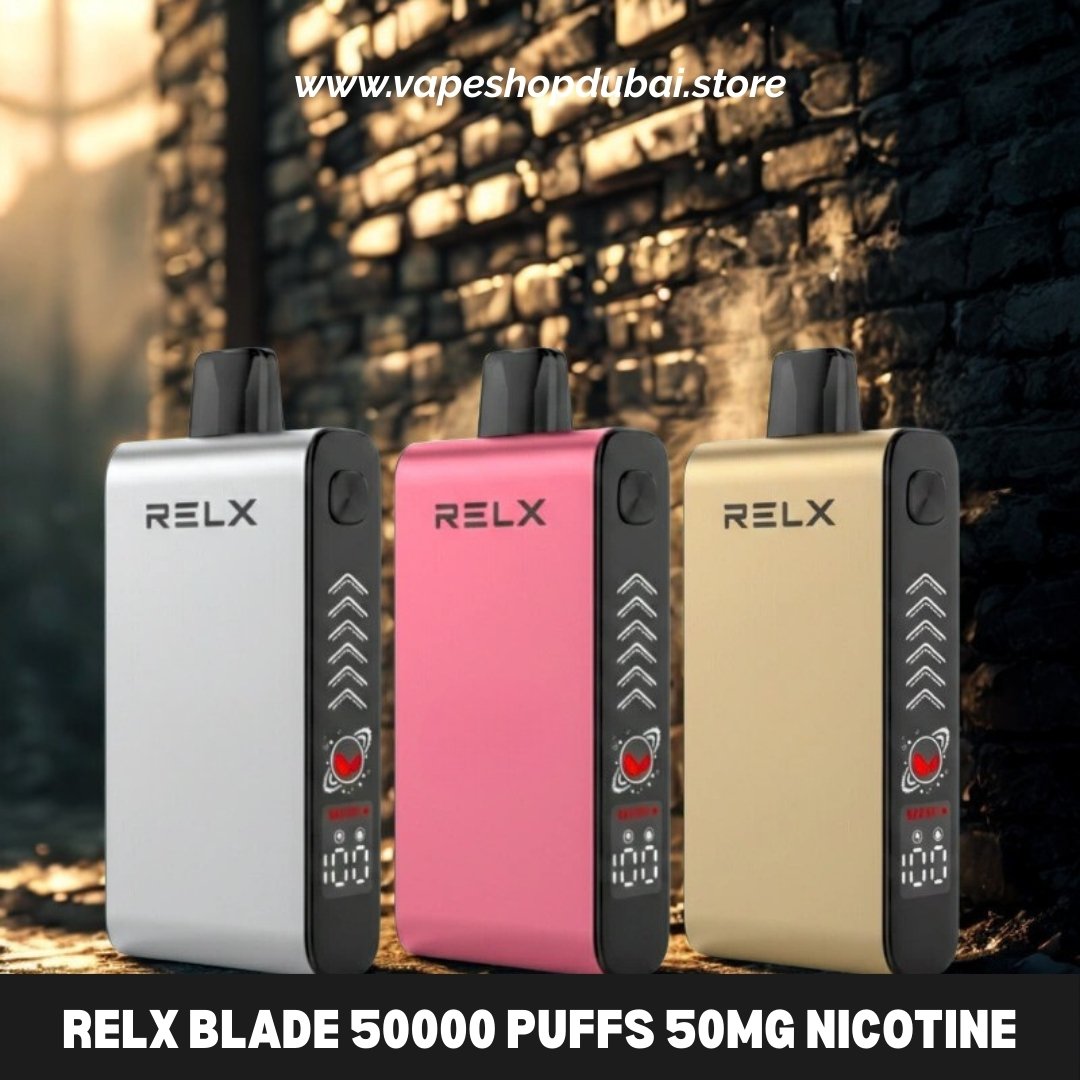 Relx blade 50000 puffs 50mg nicotine In UAE Relx blade 50000 puffs 50mg nicotine In UAE