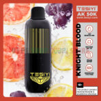 TESIYI AK 50000 Puffs 50mg Disposable Vape in Dubai knight blood
