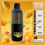 TESIYI AK 50000 Puffs 50mg Disposable Vape in Dubai triple mango