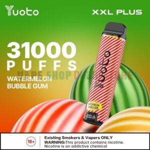 Yuoto XXL Plus 31000 Puffs Disposable Vape WATERMELON BUBBLE GUM