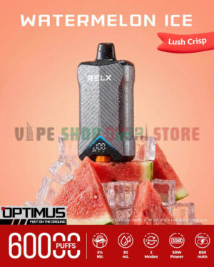 relx optimus up to 60000 puffs 50mg watermelon ice