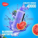 vozol gear hookah 40000 puffs blueberry watermelon