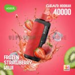 vozol gear hookah 40000 puffs frozen strawberry kiwi