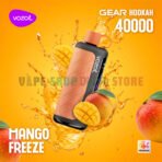 vozol gear hookah 40000 puffs mango freeze