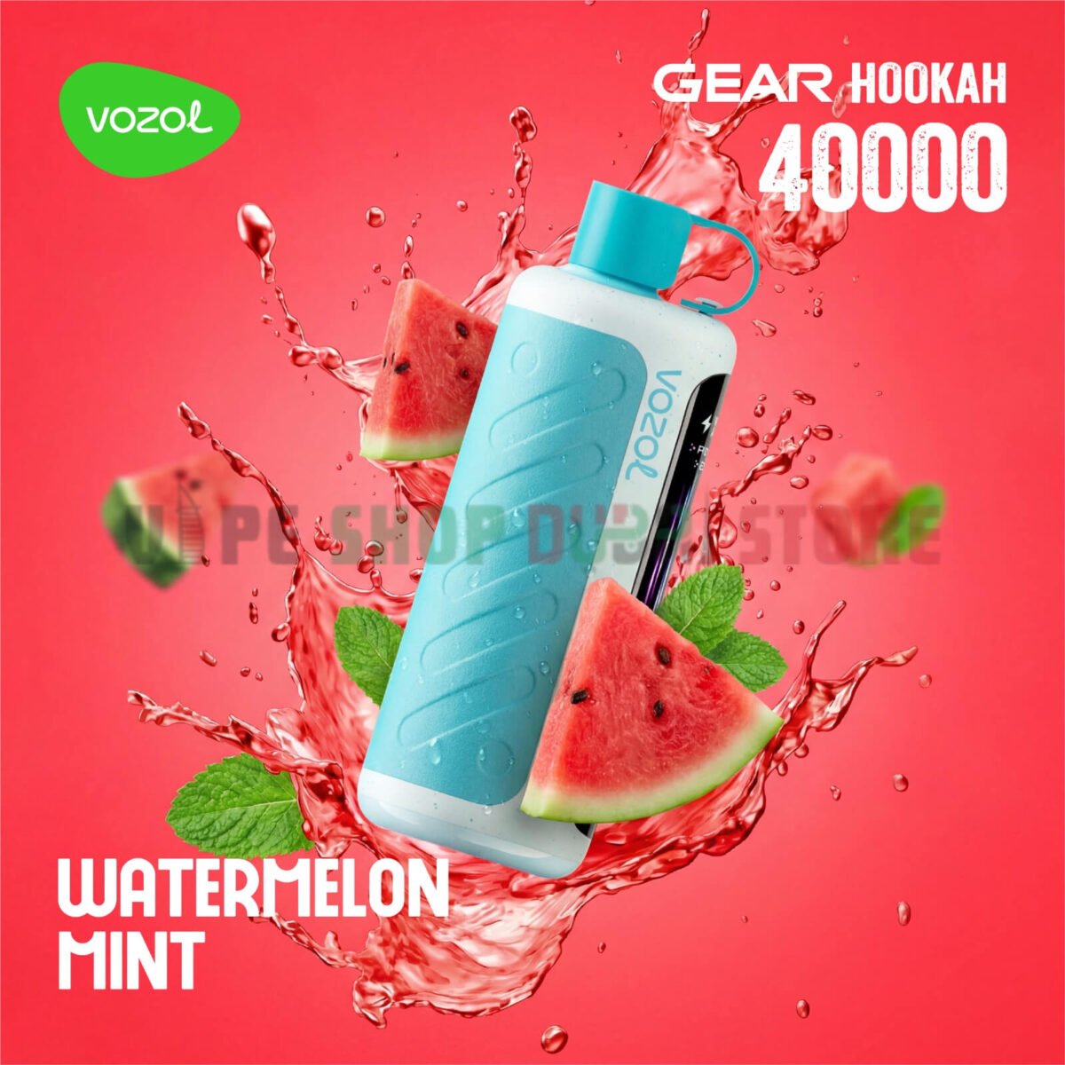 vozol gear hookah 40000 puffs watermelon mint