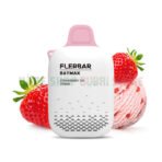 Flerbar Baymax 3500 Puffs Zero Nicotine Disposable Vape In UAE strawberry ice cream.jfif