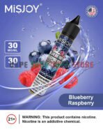 Misjoy Premium Salt Nicotine 30mg 30mg Liquid USA Brand In UAE Blueberry Raspberry