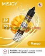 Misjoy Premium Salt Nicotine 30mg 30mg Liquid USA Brand In UAE Mango