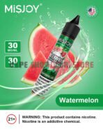 Misjoy Premium Salt Nicotine 30mg 30mg Liquid USA Brand In UAE Watermelon