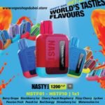 Nasty Bar 1200 Puffs 20MG Nicotine none rechargeable vape In UAE