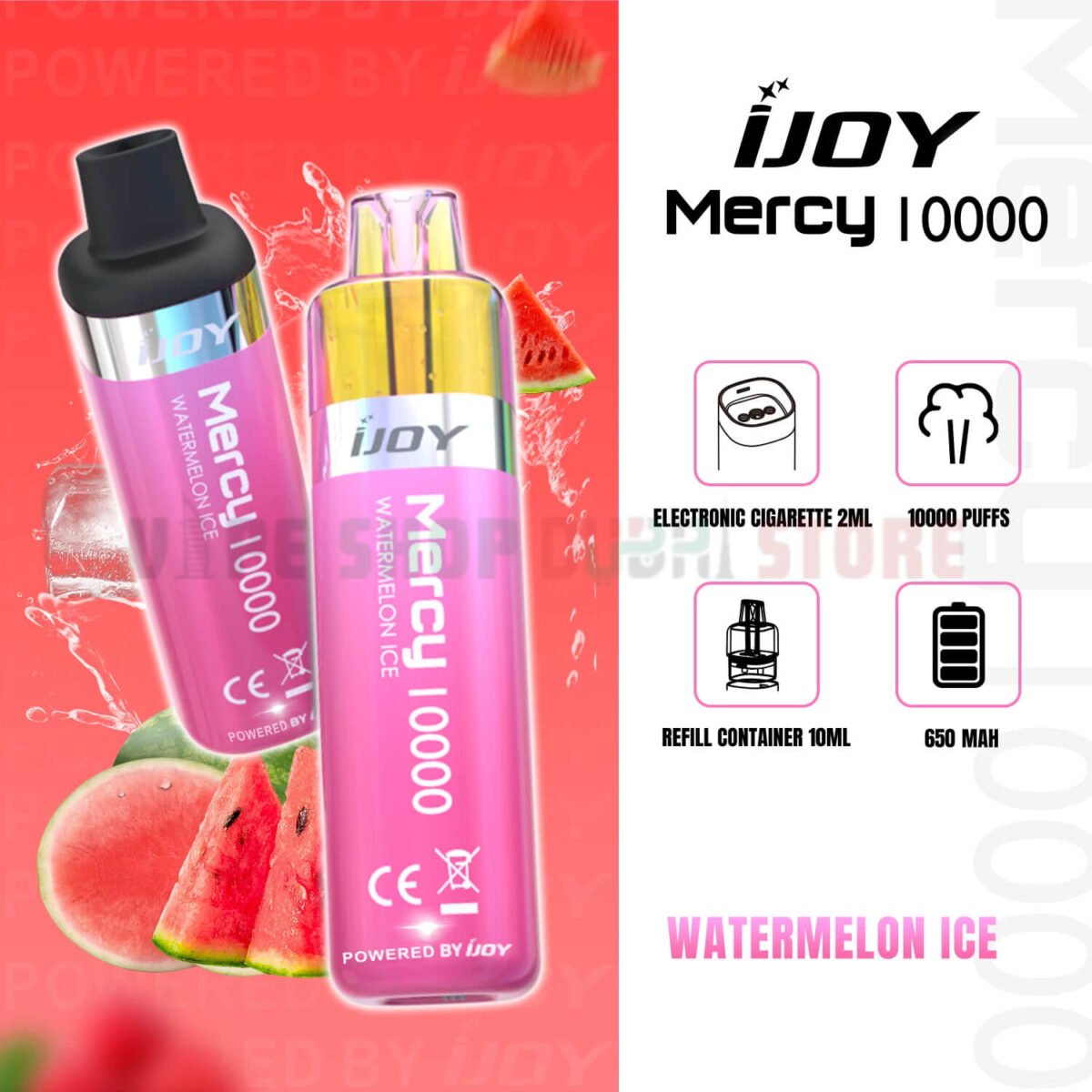 iJoy Mercy 10000 Puffs 20MG Nicotine In UAE WATERMELON ICE
