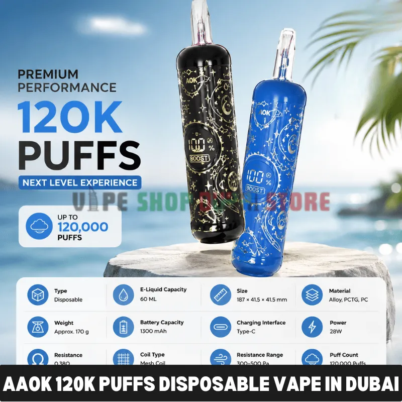 AAOK 120k Puffs Disposable Vape in Dubai