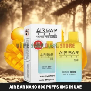 Air bar Nano 800 Puffs 0mg in UAE