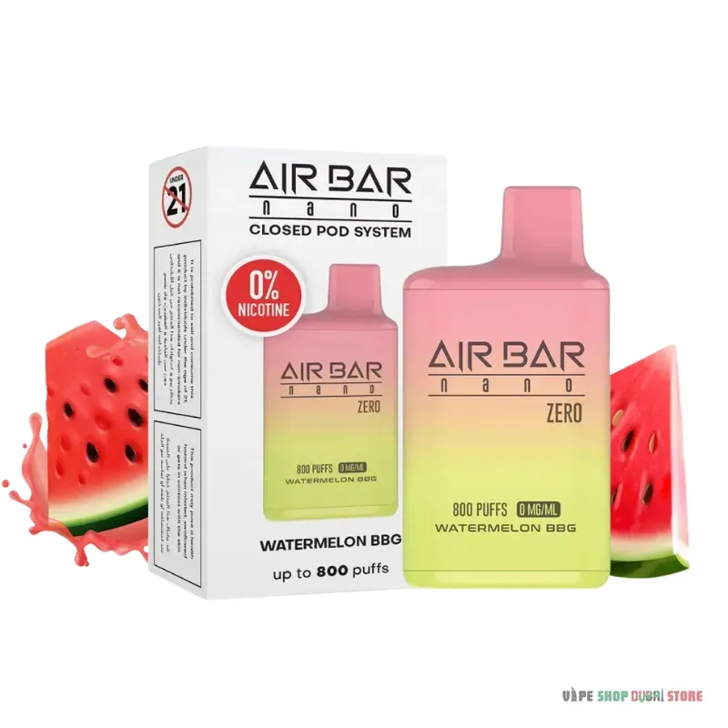 Air bar Nano 800 Puffs 0mg in UAE - Image 5