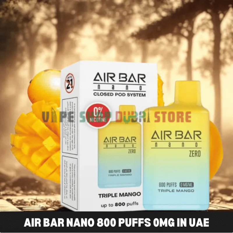 Air bar Nano 800 Puffs 0mg in UAE