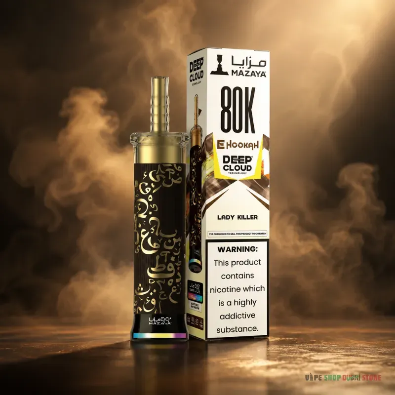 Mazaya Ehookah Deep Cloud 80000 Puffs 6mg Disposable Vape in Dubai - Image 6