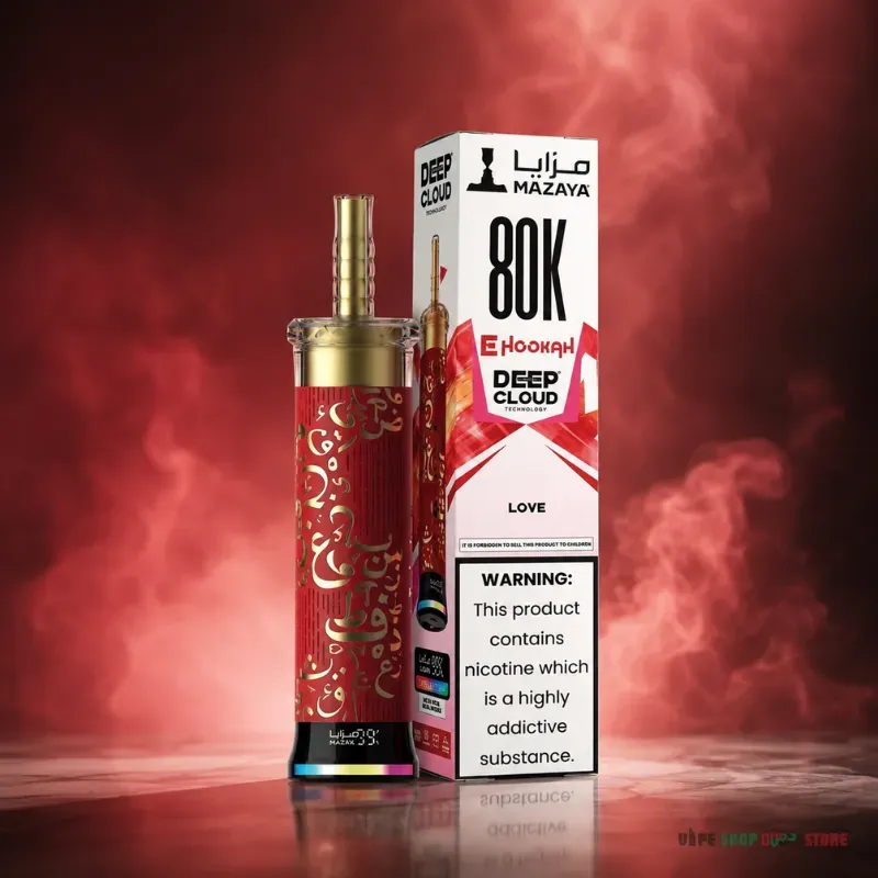 Mazaya Ehookah Deep Cloud 80000 Puffs 6mg Disposable Vape in Dubai - Image 10
