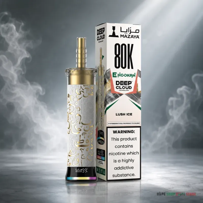 Mazaya Ehookah Deep Cloud 80000 Puffs 6mg Disposable Vape in Dubai - Image 7