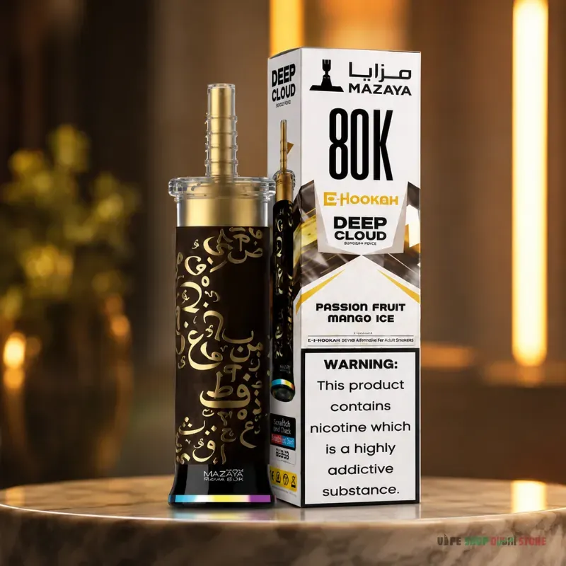 Mazaya Ehookah Deep Cloud 80000 Puffs 6mg Disposable Vape in Dubai - Image 4