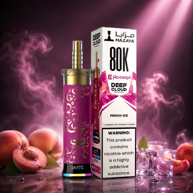 Mazaya Ehookah Deep Cloud 80000 Puffs 6mg Disposable Vape in Dubai - Image 3