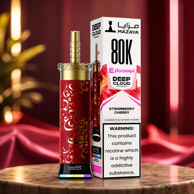 Mazaya Ehookah Deep Cloud 80000 Puffs 6mg Disposable Vape in Dubai - Image 5