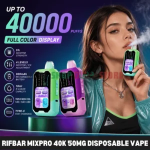 Rifbar Mixpro 40K 50mg Disposable Vape in UAE