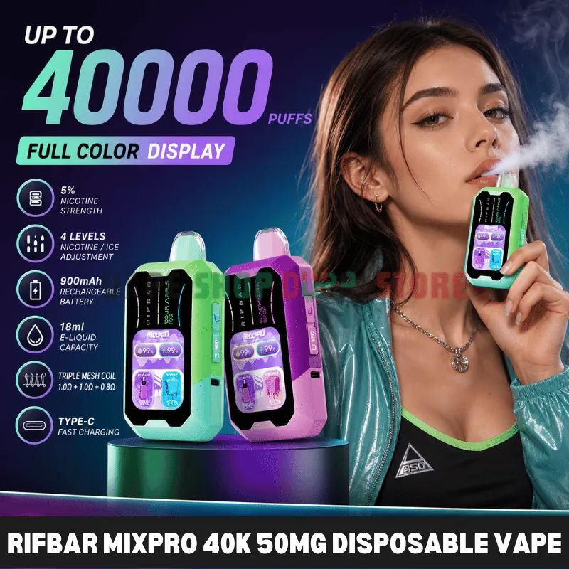 Rifbar Mixpro 40K 50mg Disposable Vape in UAE